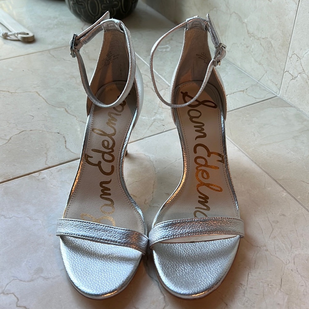 Sam Edelman Silver Heels